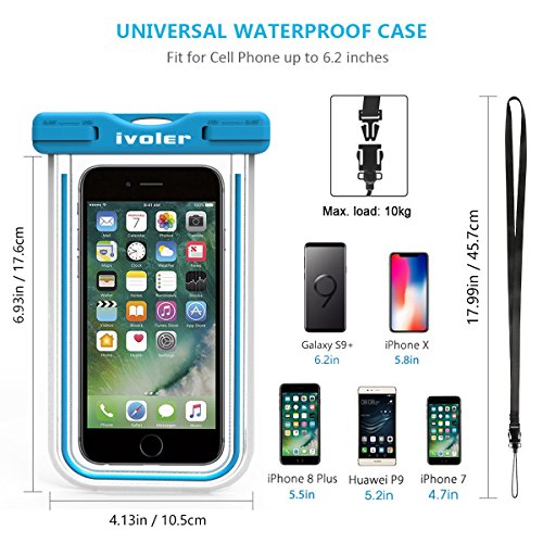 IPX8 Certificado iVoler 2 Unidades Funda Bolsa M vil Impermeable Universal 6 2 Pulgadas para iPhone X 8 8 Plus 7 7 Plus 6 6s Plus SE 5S 5C Samsung Galaxy S9 S9 Plus S8 S8 S7 S7 Edge S6 S6 Edge Edge Huawei P20 P20 Lite P10 P10 lite BQ Aquaris LG Sony Motorola Monedas Pasaporte etc Azul Verde reviews IPX8 Certificado iVoler 2 Unidades Funda Bolsa M vil Impermeable Universal 6 2 Pulgadas para iPhone X 8 8 Plus 7 7 Plus 6 6s Plus SE 5S 5C Samsung Galaxy S9 S9 Plus S8 S8 S7 S7 Edge S6 S6 Edge Edge Huawei P20 P20 Lite P10 P10 lite BQ Aquaris LG Sony Motorola Monedas Pasaporte etc Azul Verde