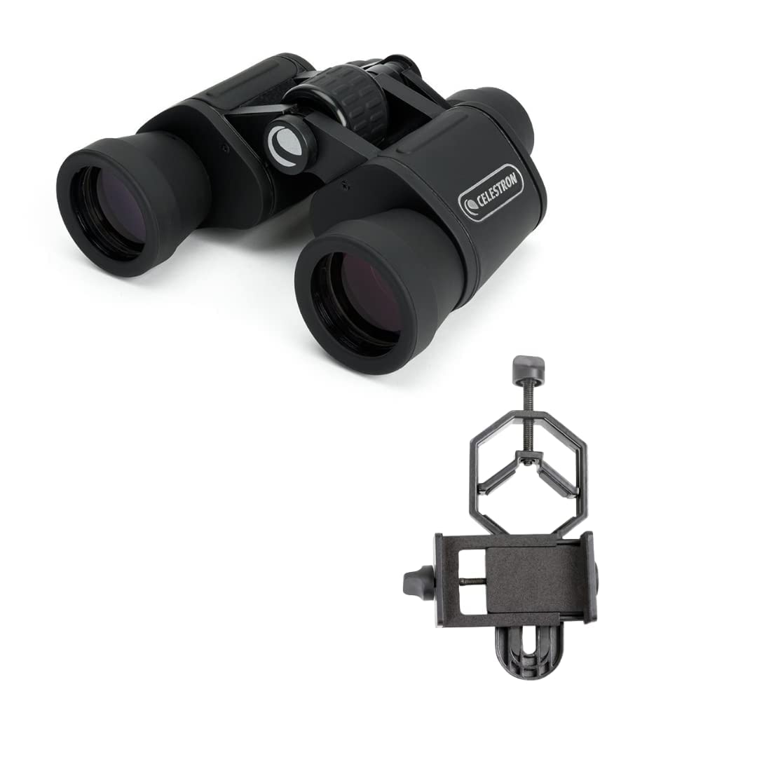 Celestron UpClose G2 8x40 Binocular with Smartphon Adapter Perfect for Sporting Events, Sightseeing, Birding, Wildlife Watching, Astronomy, Night Sky