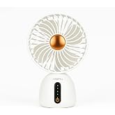 HEPU HP-F07 USB Şarjlı Sessiz Masa&uuml;st&uuml; Mini Fan 360&deg; Ayarlanabilir G&ouml;vde Vantilat&ouml;r