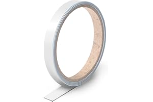 MAGSTICK Barra magnetica da parete autoadesiva in lamiera d'acciaio come base adesiva per magneti, larghezza 12 mm, lunghezza 1 metro, facile da tagliare, per magneti I mag240