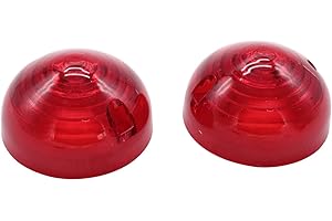 SHLPDFM 2 Pezzi Copertura del Vetro del Fanale Posteriore Copertura del Vetro del Indicatore di Direzione Disco di Luce per Land Rover Defender 90 110 1990-1994 RTC210