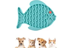 TeTupGa Dog Lick Mat Cat Feeding Pad Silicone Slow Feeder Dog Bowl Plate Using With Peanut Butter Paste For Pet Grooming Training