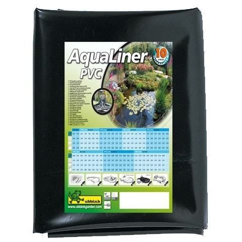 Apollo Gardening Ltd Ubbink Pond Liner AquaLiner 4m x 4m PVC 0.5 mm 1331167, black