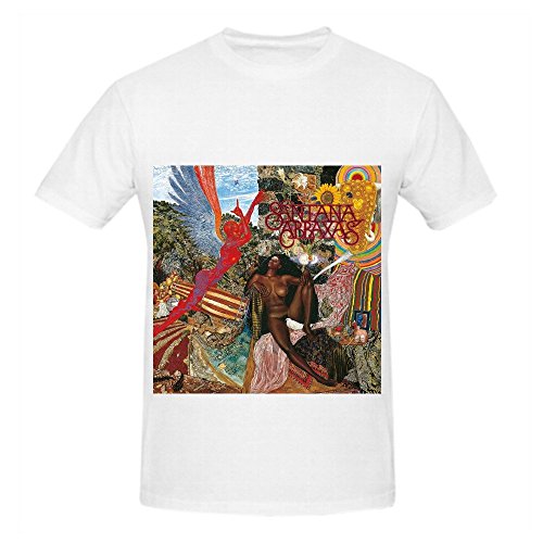 Santana Abraxas Soul Hommes Crew Neck Cool T Shirts Medium
