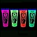 UV Glow Neon Face and Body Paint 10ml - Set of 4 Tubes - Fluorescent