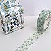 Produktbild Der Wiese Sommer Floral Washi Tape Rolle, Blau Weiß Blumenmuster – 15 mm x 7 m Klebeband