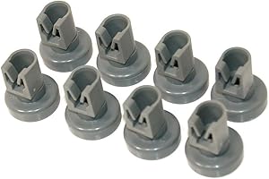 Electrolux Zanussi 50286967000 Zestaw 8 kółek górnych do zmywarki Juno Privileg, QuWhat