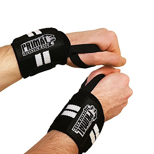 Handgelenkbandage (2er Set) – Wrist Wraps (54cm) für Fitness, Kraftsport, Bodybuilding, CrossFit Training – Bandage für Handgelenk-Stabilität beim Sport - 4