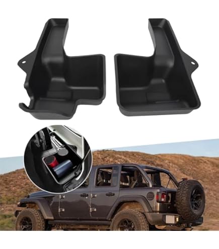 Organizzatore Console Per Jeep Wrangler JL E Gladiator JT 2018-2024 - Nero - Foto 13