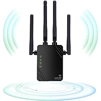 ANDHOT Ripetitore WiFi, 2023 Nuovo WiFi Extender, Amplificatore WiFi 1200Mbps 5GHz e 2.4GHz, Ripetitore WiFi supporta le moda