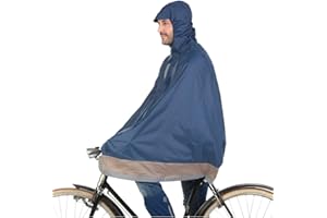 Tucano Urbano Garibaldina Mantella Antipioggia da Bicicletta, Ergonomica E Super Compattabile Donna