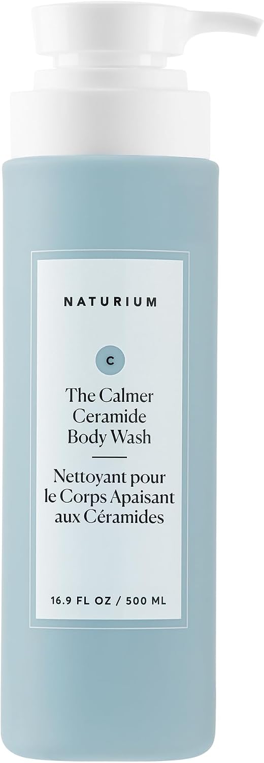 Naturium The Calmer Ceramide Body Wash, Frangrance-Free, Cleansing & Moisturising for Dry, Sensitive Skin, Dermatologist-Tested, Paraben & Cruelty-Free, 16.9 oz / 16.9 oz