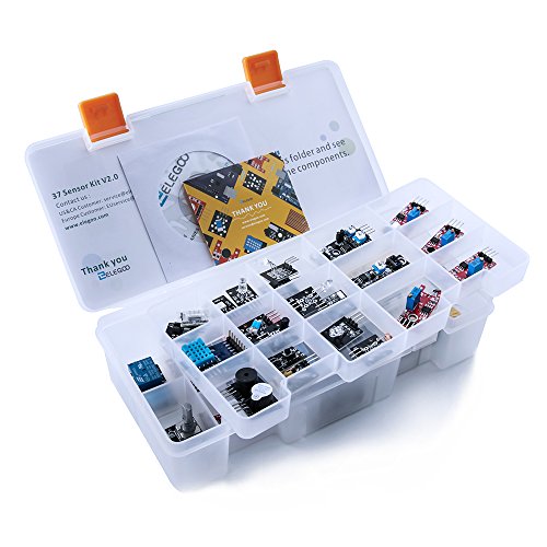 ELEGOO Actualizado 37-en-1 Kit de M  dulos de Sensores con Tutorial para Arduino UNO R3 Mega 2560 Nano Arduino Sensores Kit Raspberry Sensores