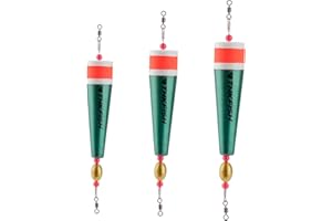 THKFISH Flotadores de Pesca Mar Boyas de Pesca Tope Silicona Pesca Flotadores Que Hacen Estallar Ponderados 4 Piezas Naranja,Verde,Amarillo