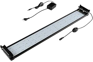 Peviasot Aquarium LED Beleuchtung, 28W Aquarienbeleuchtung, Aquarium-Lichtleiste mit automatischem Timer-Schalter, RGB Spectrum Aquarium Lampe für 65-90cm Wasserpflanzen und Süßwasser-Aquarien