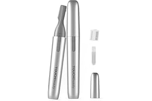 TOUCHBeauty Eyebrow Trimmer, Precision Electric Eyebrow Razor for Women and Man, Painless, No Pulling Sensation Eyebrow Hair Remover with Comb, for Eyebrow, Face, Chin, Neck, Lip