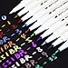 Produktbild Butterme 2016 Neue Ankunft Weiche Rückkehrkurve Punkt Metallic Marker Pens, Set von 10 Farben, für die Karte, DIY Fotoalbum , Graffiti, Künstler Zeichnung, Keramik, Hochzeit Handwerk