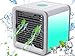 Produktbild Arctic Air mobiles Verdunstungs Klimagerät Cool Luftkühler Befeuchter Ventilator mit USB Anschluß oder Netzstecker | Hydro-Chill Technologie | 3 Kühlstufen - 7 Stimmungslichter