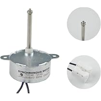 thumbnail image 2 of CHANCS TYC-40 Small Synchronous Motor DC 12V 5RPM Shaft 35mm CW/CCW Electric Motor For Decorative Colored Lights 2 of 9