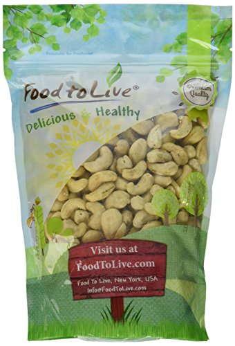 Food to Live Nueces de anacardo crudas - 1 libra