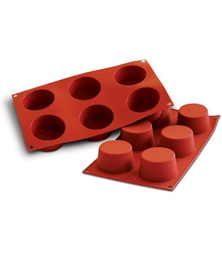 Silikomart Madeleine-Form – 9 Portionen, Antihaftbeschichtet, Aus Platin-Silikon