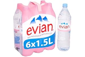Evian Ungas Mineral Water 6 x 1.5L