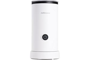 Mellerware - Montalatte elettrico Frothy! 600W | 250ml | 3in1 - Schiuma calda/fredda, calore e schiuma | Spegnimento automatico | Scalda Caffè Latte Cappuccino Cioccolata | 360º | Bianco