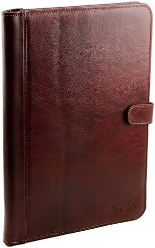 Leather Document Portfolio ~ The Adriano By Tuscany Leather With Option To Personalise