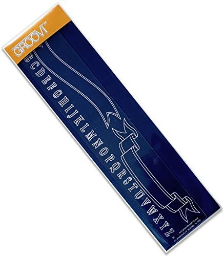 Alphabet Banners Groovi Border Plate