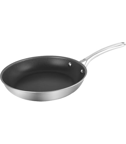 CORELLE Duranano Wok Pan 26Cm with Lid, Tri-Ply Stainless Steel