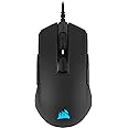 CORSAIR M55 RGB PRO Mouse da Gioco FPS Leggero e Ambidestro con Cavo - 12.400 DPI - 8 Pulsanti Programmabili - Compatibile co
