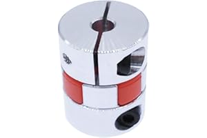 DTMENG D30-L40 Tamaño del orificio 16 * 16 mm Acoplamiento flexible de eje, motores paso a paso CNC de presión 3D, tratamiento de óxido, tratamiento de aluminio flexible de unión