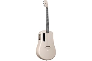 LAVA ME 3 Guitares électro-acoustiques avec sac de transport spatial, en fibre de carbone, 36 pouces, or doux