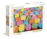 El puzzle de 500 piezas tiene un Pon métrica de 49 x 86 cm.