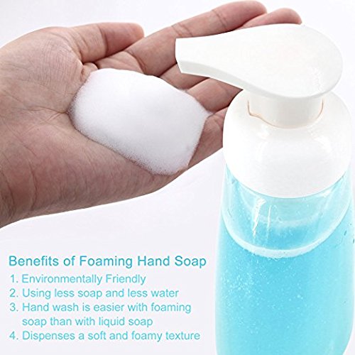 almondcy 3 200 ml feine leer Mist Spray Flasche? tragbar manuell Garten Pflanzen Hand trigger Wasser spritzen Kunststoff Sprühflasche? Kunststoff Trigger Spray Flasche für Blumen und Reinigung Garten, Transparent/Weiß, 2 - 4