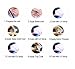 DE'LANCI Mirror Nail Glitter Powder 2 Box 3g-Gold Silver Pigment Powder Nail Art Chrome-Glitter Dust Powder - Decoration Nails Art-Beauty Makeup Cosmetics Tools Kit with 2Pcs Sponge Stick ...