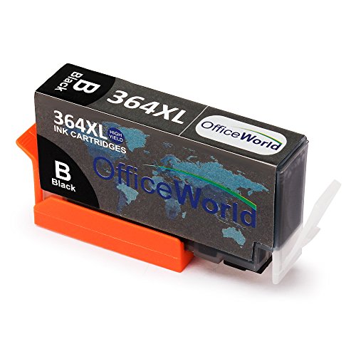 OfficeWorld Kompatible Patronen Ersatz für 364XL Patronen Hohe Kapazität Kompatibel für Photosmart 5510 5511 5512 5514 5515 5520 5522 5524 6510 6520 6512 6515 7510 7520 7515 B8550 B8558 B110c B010a C5370 C5383 C5388 C6324 C6380 D5460 D7560 C310a C410a B209a B210a HP Deskjet 3070A - 7