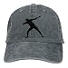 Produktbild Osmykqe Usain Bolt Silhoutte 1c Cowboy-Sportmütze Hinterkappe Einstellbare Kappe XC8406