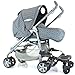 Baby Travel Buggy/ Stroller Ride on Board (Black)