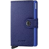 Secrid Miniwallet Crisple Cobalt - Accessori da viaggio- Portafogli Unisex - Adulto, Cobalt, Talla Única - MC-Cobalt