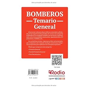 Bomberos. Temario General