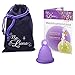 Produktbild Me Luna Menstruationstasse Classic, Ring, Violett, Größe Shorty M