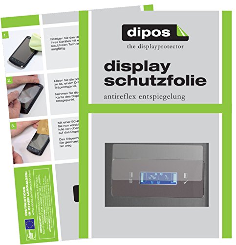 Preisvergleich Produktbild Gorenje NRS85728BK Schutzfolie - 2x dipos Displayschutzfolie Folie matt