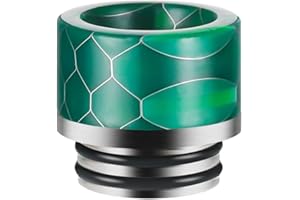 RUIYITECH 810 Drip Tip Stainless Steel 810 Drip Tips for Geekvape Zeus X Z Max Drag 4 Argus GT 2 Uforce L Maat Tank New (Green)