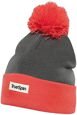 TrueSpin Men accessories/Winter Bonnet 2 Tone Flakes Red Standard Size