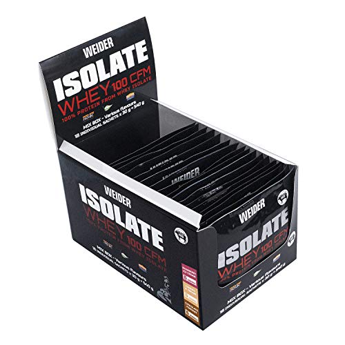 Weider Nutrition Pack sobres Isolate Whey 100 CFM multisabor 18 Unidades 540 g