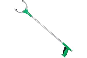 Unger NT090 Nifty Nabber Trigger Grip Debris, Aluminum Plastic, Silver