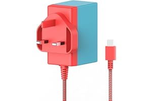 HAFIUEGE 39W USB C Charger for Nintendo Switch, Switch OLED, Switch Lite, Switch Dock and Switch Pro Controller with 5.9ft USB Type C Cable, 15V Fast Charging Supports TV Mode and Dock Station