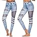 Produktbild Felicove Damen Lange Leggings, Training zerrissene Jeans Leggings drucken Fitness Sport Gym Yoga athletische Hose Blickdicht Strumpfhose Leggins High Wasit Leggings Warme Lange Hosen