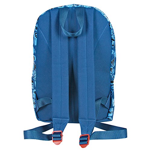 Sac à dos garçon Marvel Comics - Sac à dos pour l'école élémentaire avec bandoulières réglables et impression Hulk, Spiderman, Captain America et Iron Man - Perletti 38x26x16 cm